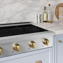 ZLINE Autograph Edition 30 in. Paramount Induction Rangetop with 4 Element Cooktop in Stainless Steel and Champagne Bronze Accents (SINRTZ-30-CB)