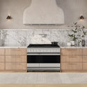 ZLINE 48 in. 6.7 cu. ft. Marino Double Oven Gas Range in Stainless Steel with 8 Brass Burners (MGR-BR-48)