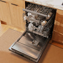 ZLINE 24 in. Monument Series 3rd Rack Dishwasher with Auto Door Open Drying, 44dBa, Black Stainless Steel Panel (DWMT-BS-24)