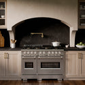 ZLINE 48 in. 6.7 cu. ft. Classic Dual Fuel Range with 8 Burner DuoPro™ Cooktop and Dual Ovens in Stainless Steel (PCDR48)