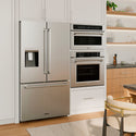 ZLINE 36 in. 28.9 cu. ft. Standard-Depth French Door External Water Dispenser Refrigerator with Dual Ice Maker in Fingerprint-Resistant Stainless Steel (RSM-W-36)