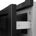 ZLINE Kitchen Package with Black Stainless Steel Refrigeration, 36 in. Dual Fuel Range, 36 in. Range Hood, Microwave Drawer, and 24 in. Tall Tub Dishwasher (5KPR-RABRH36-MWDWV) 