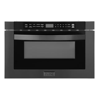 ZLINE 24 in. 1.2 cu. ft. Built-in Microwave Drawer in Black Stainless Steel (MWD-1-BS)