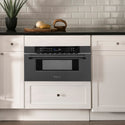 ZLINE 30 in. 1.2 cu. ft. Built-in Microwave Drawer in Black Stainless Steel (MWD-30-BS)