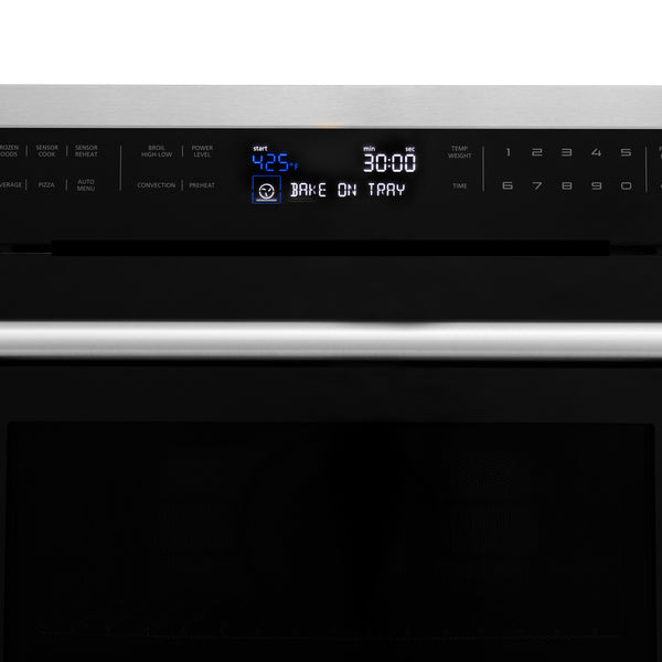 ZLINE 24" 1.6 cu ft. Built-in Convection Microwave Oven in Stainless Steel with Speed and Sensor Cooking (MWO-24)