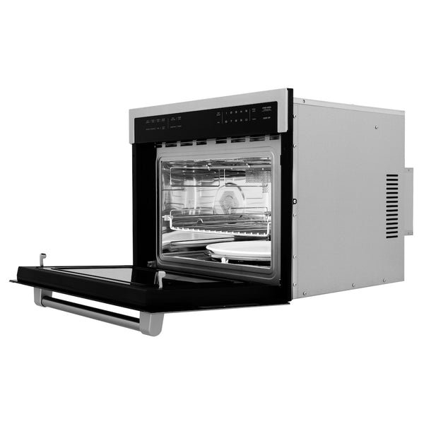 ZLINE 24 in. 1.6 cu. ft. Built-in Convection Microwave Oven in Stainless Steel with Speed and Sensor Cooking (MWO-24)