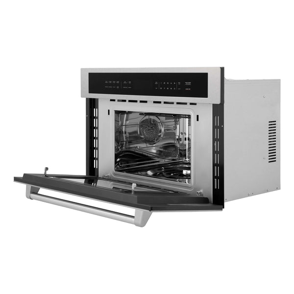 ZLINE 30 in. 1.6 cu ft. Built-in Convection Microwave Oven in Fingerprint Resistant Stainless Steel (MWO-30-SS)-Microwaves-MWO-30-SS ZLINE Kitchen and Bath