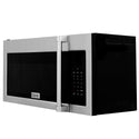 ZLINE 30" 1.5 cu. ft. Over the Range Microwave in Stainless Steel with Traditional Handle and Set of 2 Charcoal Filters (MWO-OTRCFH-30)