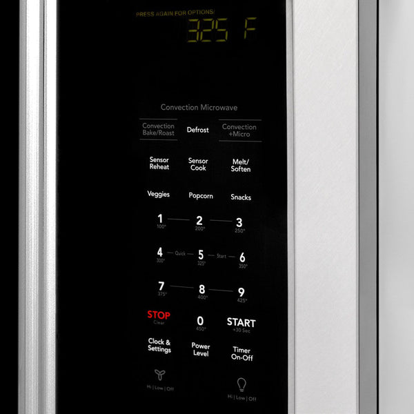 ZLINE 30 inch over the range microwave (MWO-OTR-H-SS) features Easy One-Touch controls that allow you to quickly heat your favorite snacks and dishes