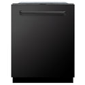 ZLINE 24 in. Monument Series 3rd Rack Dishwasher with Auto Door Open Drying, 44dBa, Black Stainless Steel Panel (DWMT-BS-24)