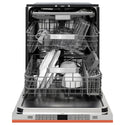 ZLINE 24 in. Monument Series 3rd Rack Dishwasher with Auto Door Open Drying, 44dBa, Copper Panel (DWMT-C-24)