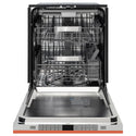 ZLINE 24 in. Monument Series 3rd Rack Dishwasher with Auto Door Open Drying, 44dBa, Copper Panel (DWMT-C-24)
