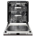 ZLINE 24 in. Monument Series 3rd Rack Dishwasher with Auto Door Open Drying, 44dBa, Oil Rubbed Bronze Panel (DWMT-ORB-24)