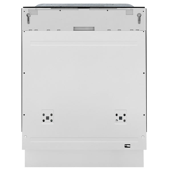 ZLINE Autograph Edition 24 in. Monument Series 3rd Rack Dishwasher with Auto Door Open Drying, 44dBa, Panel Ready with Polished Gold Handle (DWMTZ-24-G)