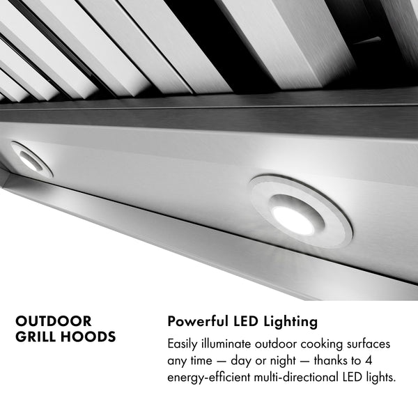 ZLINE 72 in. Under Cabinet Outdoor Grill Hood (GOU1-72)