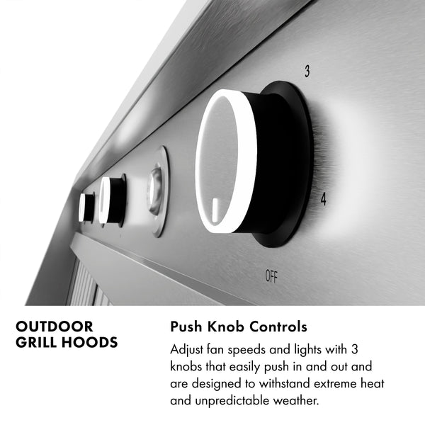 ZLINE 60 in. Under Cabinet Outdoor Grill Hood (GOU1-60)