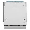 ZLINE 24 in. Panel Ready Top Control Dishwasher with Stainless Steel Tub, 52dBa (DW7713-24)