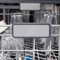 ZLINE 24 in. Monument Series 3rd Rack Top Touch Control Dishwasher with Satin Stainless Steel Panel and Stainless Steel Tub, 45dBa (DWMT-SN-24)