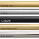 ZLINE Autograph Edition Crystal Bay Thermostatic Shower System in Matte Black (CBY-SHS-T2-MB)