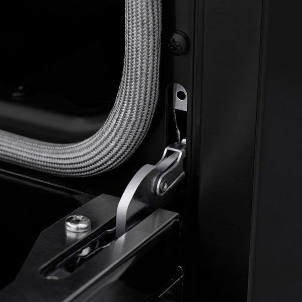 ZLINE Autograph Edition 48 in. 6.7 cu. ft. Paramount Dual Fuel Range with 8 Burner DuoPro™ Cooktop and Dual Ovens in Black Stainless Steel and Polished Gold Accents (PSDRBZ-48-G)