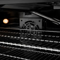 ZLINE 36 in. 5.2 cu. ft. Paramount Gas Range with 6 Burner DuoPro™ Cooktop and Convection Gas Oven in Black Stainless Steel (PSGRB-36)
