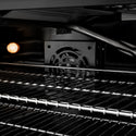 ZLINE Autograph Edition 30 in. 4.2 cu. ft. Paramount Gas Range with 4 Burner DuoPro™ Cooktop and Convection Gas Oven in Black Stainless Steel and Polished Gold Accents (PSGRBZ-30-G)