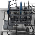ZLINE 24 in. Tallac Series 3rd Rack Dishwasher with Black Stainless Steel Panel and Traditional Handle, 51dBa (DWV-BS-24)