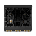 ZLINE 30" Range top view of cooktop.