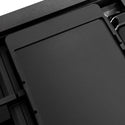 ZLINE Autograph Edition 48 in. 6.7 cu. ft. Paramount Dual Fuel Range with 8 Burner DuoPro™ Cooktop and Dual Ovens in Black Satin Stainless Steel and Champagne Bronze Accents (PSDRBSZ-48-CB)