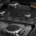 ZLINE 36 in. Paramount Gas Rangetop with 6 Burners and Porcelain Cooktop in Black Satin Stainless Steel (SRTBS-36)