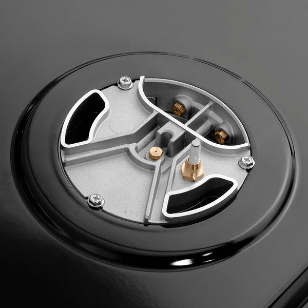 ZLINE 48 in. Paramount Gas Rangetop with 8 Burner DuoPro™ Cooktop in Black Satin Stainless Steel (PSRTBS-48)