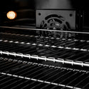 ZLINE Autograph Edition 36 in. 5.2 cu. ft. Paramount Dual Fuel Range with 6 Burner DuoPro™ Cooktop and Electric Convection Oven in Black Stainless Steel with Champagne Bronze Helix Handle and Accents (PSDRBZ-36-KCB)