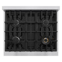 ZLINE 30 in. Classic Gas Rangetop with 4 Burners and Porcelain Cooktop in Stainless Steel (RT30)