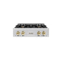 ZLINE Autograph Edition 30 in. Classic Gas Rangetop with 4 Burners and Porcelain Cooktop in Stainless Steel with Polished Gold Accents (RTZ-30-G)