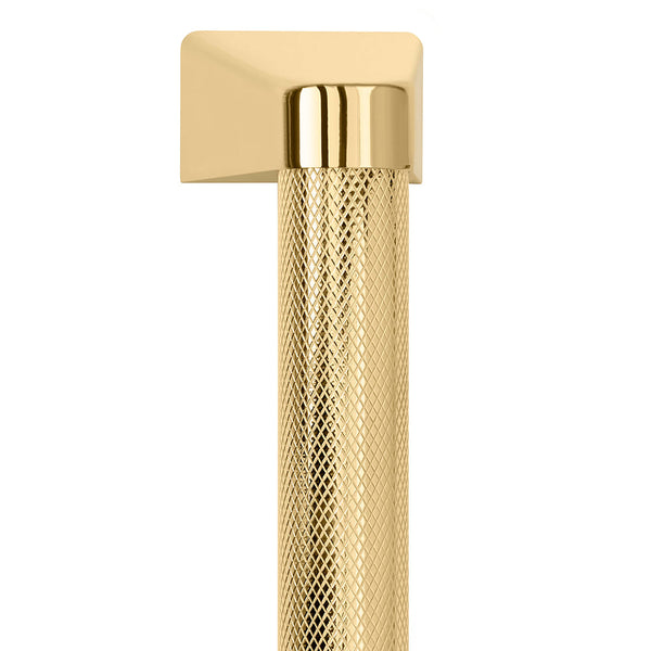 ZLINE 24 in. Autograph Edition Dishwasher Helix Handle (Set of 1) in Polished Gold (DWHZ-K-G-24)