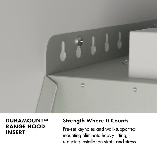 ZLINE 34 in. DuraMount™ Wall Mount Range Hood Insert in Stainless Steel (683-34)