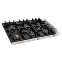 ZLINE Gas Drop-in Cooktop front.