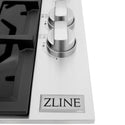 ZLINE Drop-in Gas Cooktop knobs.