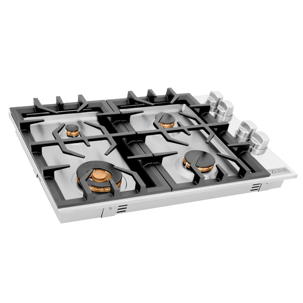 ZLINE Gas Drop-in Cooktop front.