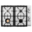 ZLINE 30 in. Gas Cooktop with 4 Brass Burners (RC-BR-30)-Cooktops-RC-BR-30 ZLINE Kitchen and Bath
