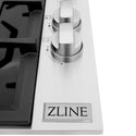 ZLINE Drop-in Gas Cooktop knobs.
