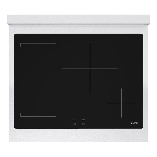 ZLINE Autograph Edition 30 in. Paramount Induction Rangetop with 4 Element Cooktop in Satin Stainless Steel and Champagne Bronze Accents (SINRTSZ-30-CB)