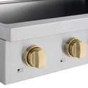 ZLINE Autograph Edition 30 in. Paramount Induction Rangetop with 4 Element Cooktop in Stainless Steel and Champagne Bronze Accents (SINRTZ-30-CB)