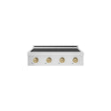 ZLINE Autograph Edition 30 in. Paramount Induction Rangetop with 4 Element Cooktop in Stainless Steel and Champagne Bronze Accents (SINRTZ-30-CB)