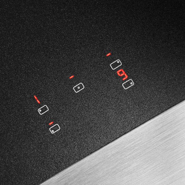 ZLINE Autograph Edition 36 in. Paramount Induction Rangetop with 5 Element Cooktop in Stainless Steel and Champagne Bronze Accents (SINRTZ-36-CB)
