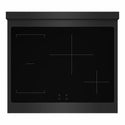 ZLINE Autograph Edition 30 in. 4.2 cu. ft. Marino Induction Range with 4 Element Cooktop and Electric Convection Oven in Black Stainless Steel with Polished Gold Accents (MINRBZ-30-G)