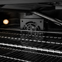 ZLINE 48 in. 6.7 cu. ft. Marino Gas Range with 8 Burner DuoPro™ Cooktop and Dual Ovens in Black Stainless Steel (PMGRB-48)