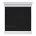 ZLINE Autograph Edition 24 in. 3.2 cu. ft. Marino Induction Range with 3 Element Cooktop and Electric Convection Oven in Satin Stainless Steel with Polished Gold Accents (MINRSZ-24-G)