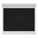 ZLINE Autograph Edition 30 in. 4.2 cu. ft. Marino Induction Range with 4 Element Cooktop and Electric Convection Oven in Satin Stainless Steel with Matte Black Accents (MINRSZ-30-MB)