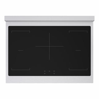 ZLINE Autograph Edition 36 in. 5.2 cu. ft. Marino Induction Range with 5 Element Cooktop and Electric Convection Oven in Satin Stainless Steel with Polished Gold Accents (MINRSZ-36-G)